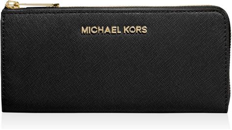 michael kors jet set travel zip around travel wallet|Michael Kors zippered wallet.